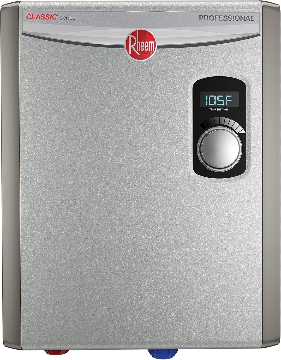 Rheem 18kW Gray Tankless vs. Efficiency Showdown: Tested Insights!