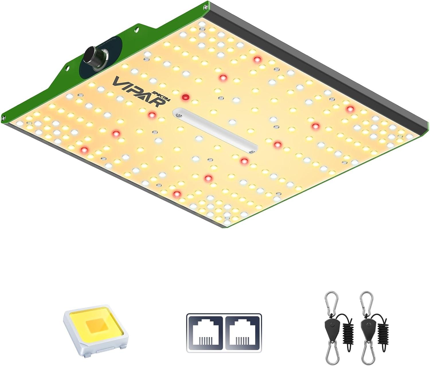 Versatile Dimming Light Tested For Indoor Veg Starters... Full Spectrum Grow Tent Winner?