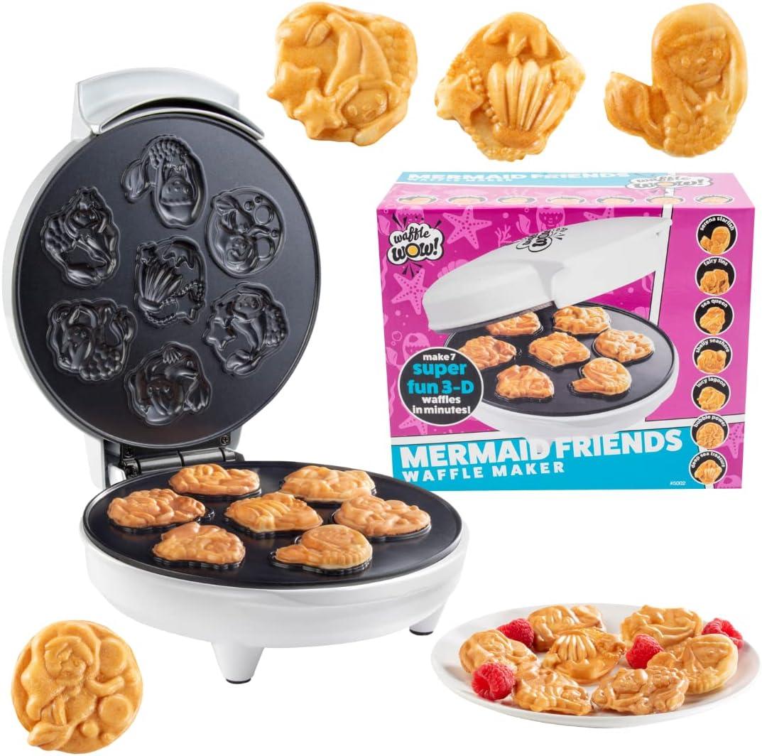 Mermaid vs. Sea Critter Waffle Showdown: Tested Under the Sea Breakfast Fun