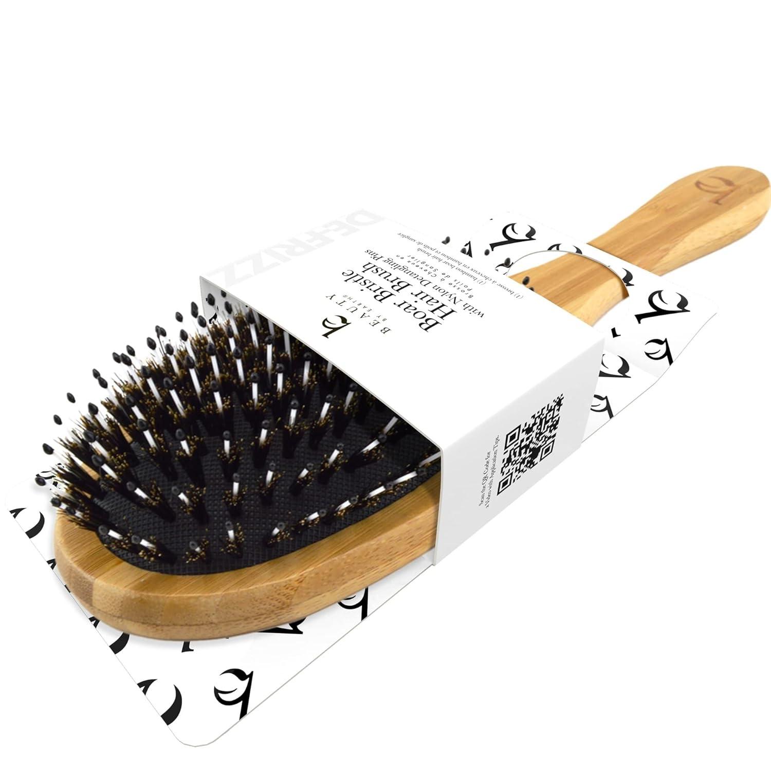 Boar Bristle vs. All Hair_types: Tested Brush for Thick Hair with Scalp Stimulation...Surprising Shine Secrets