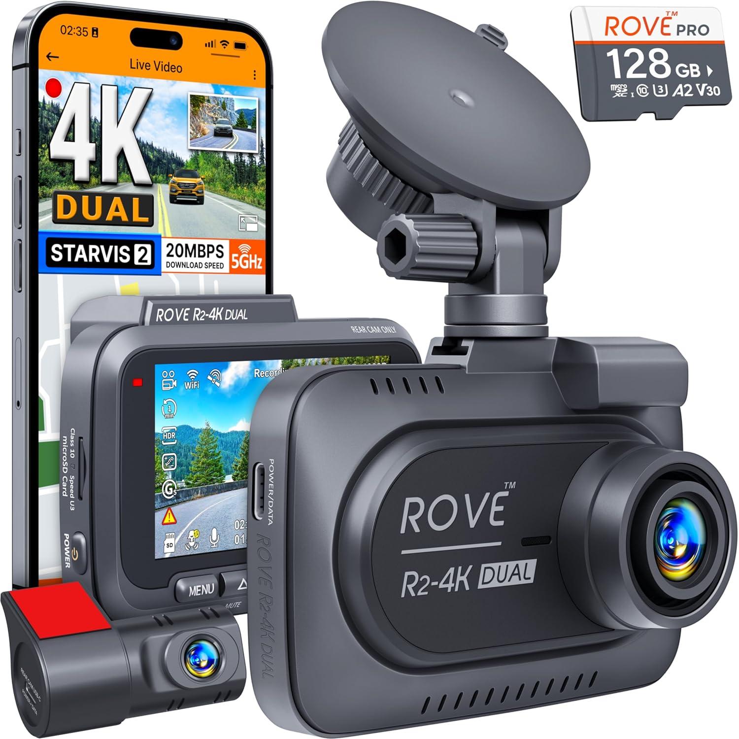 Rove DashCam Showdown: Tested Dual 4K, Starvis, WiFi… Free SD Included!