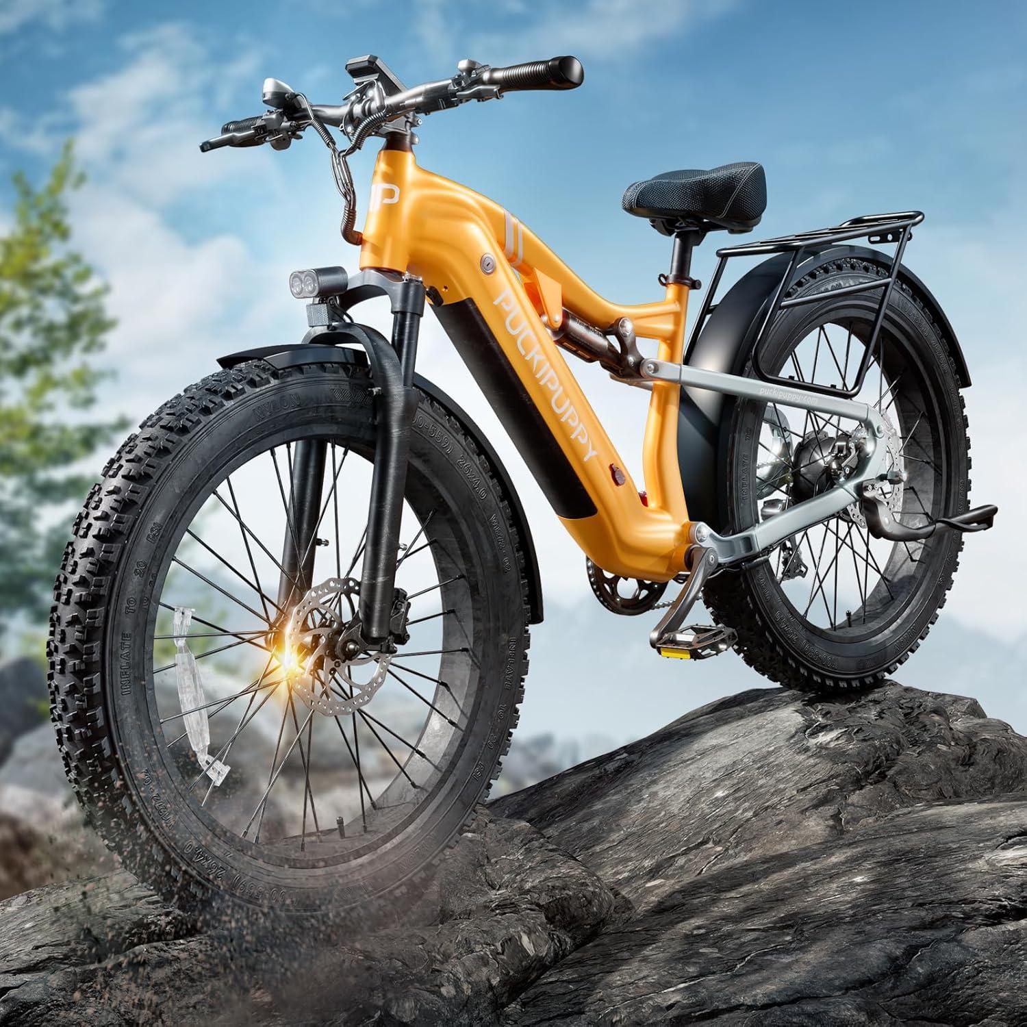 Compare 1350W Electric Mountain Bike... 48V tested, fat tire ride… Benefits vs. Budget?
