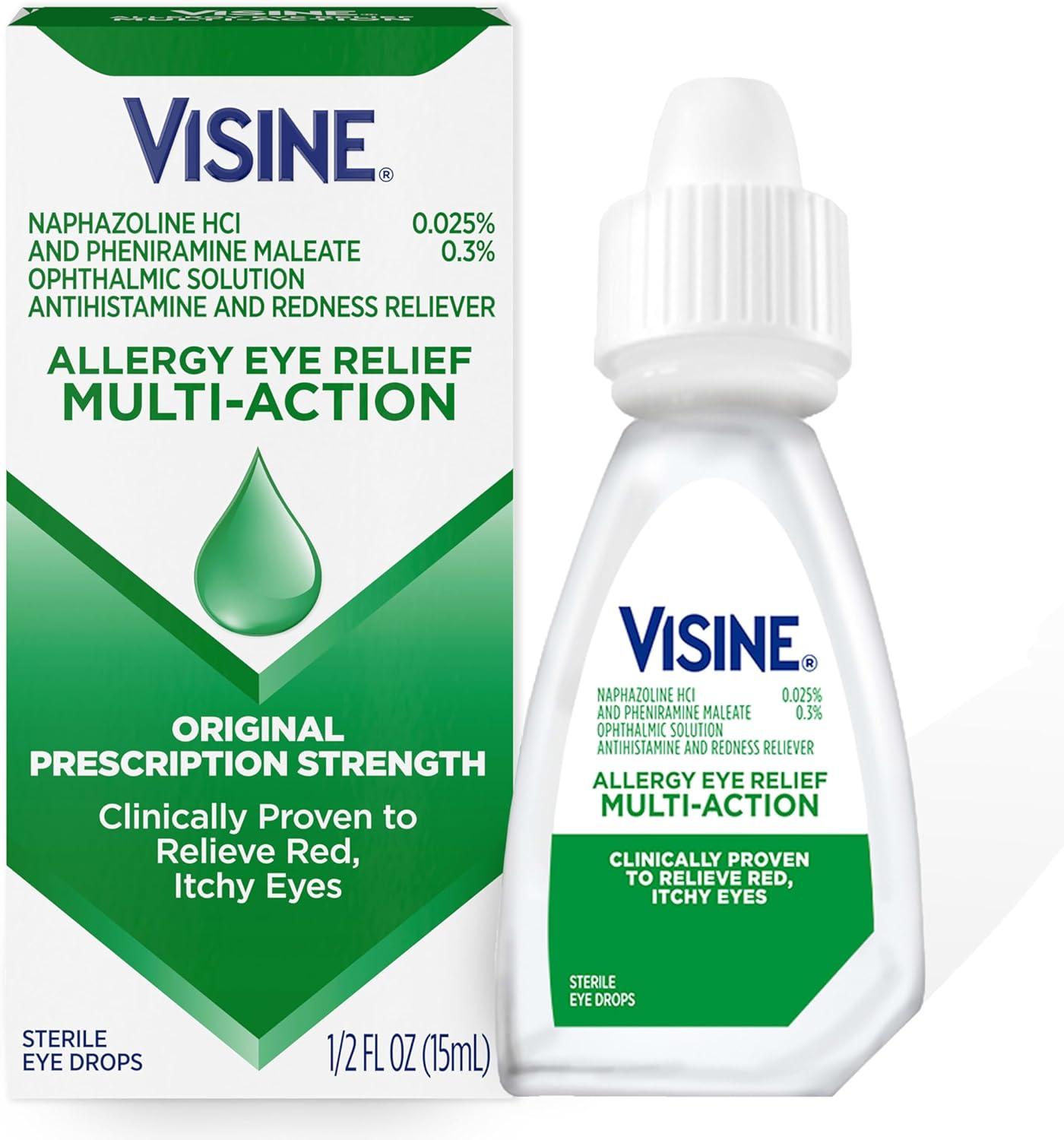 Visine Multi Tested Versus Pink Eye Relief: Pheniramine Phenomenon This Season