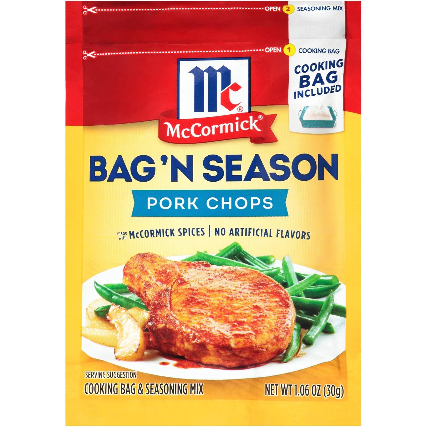 McCormick Pork Chops: Bag’d Season’d – Tested Versus Trendy