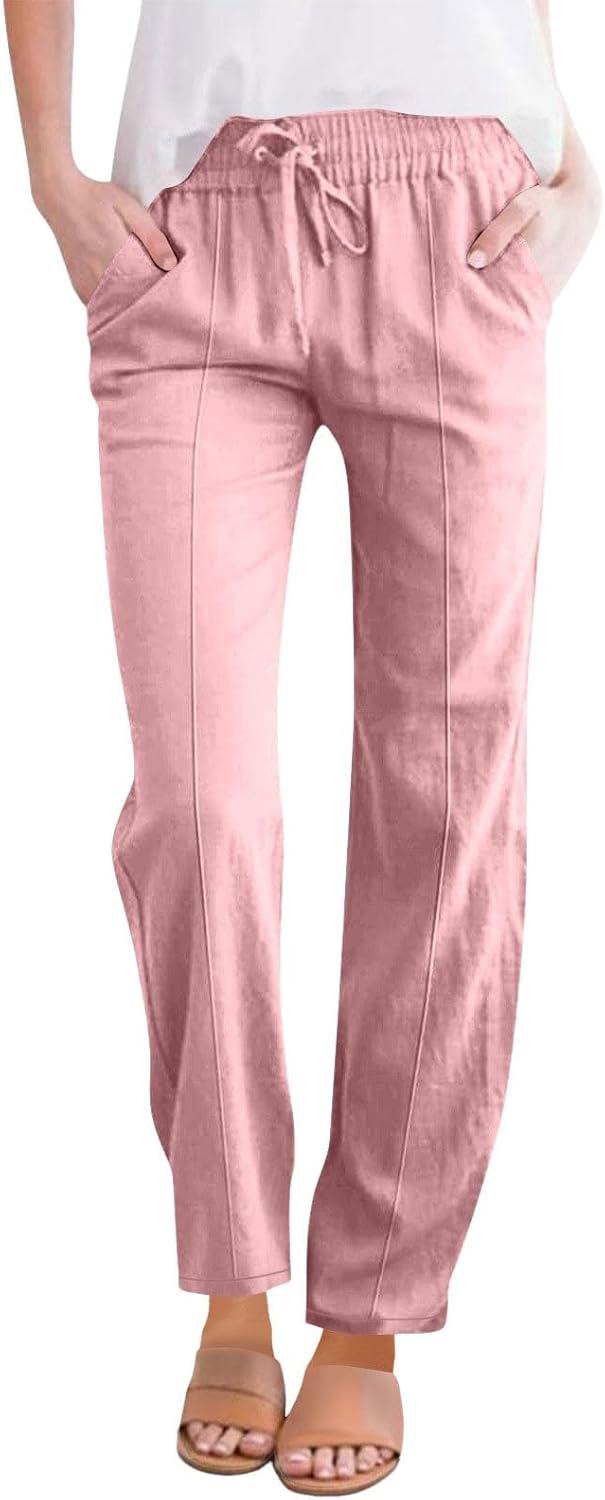 Casual Linen Pants: Lightweight, Plus Fit, Trendy Ease Compared... Surprising Summer Comfort!