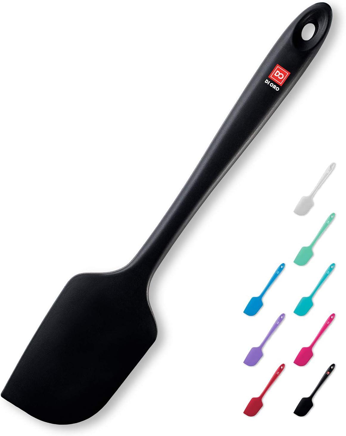 DI Oro Spatula Test Compared: Heat vs Flex FDA-Approved Kitchen Tool...Mix, Bake, Dish Easy