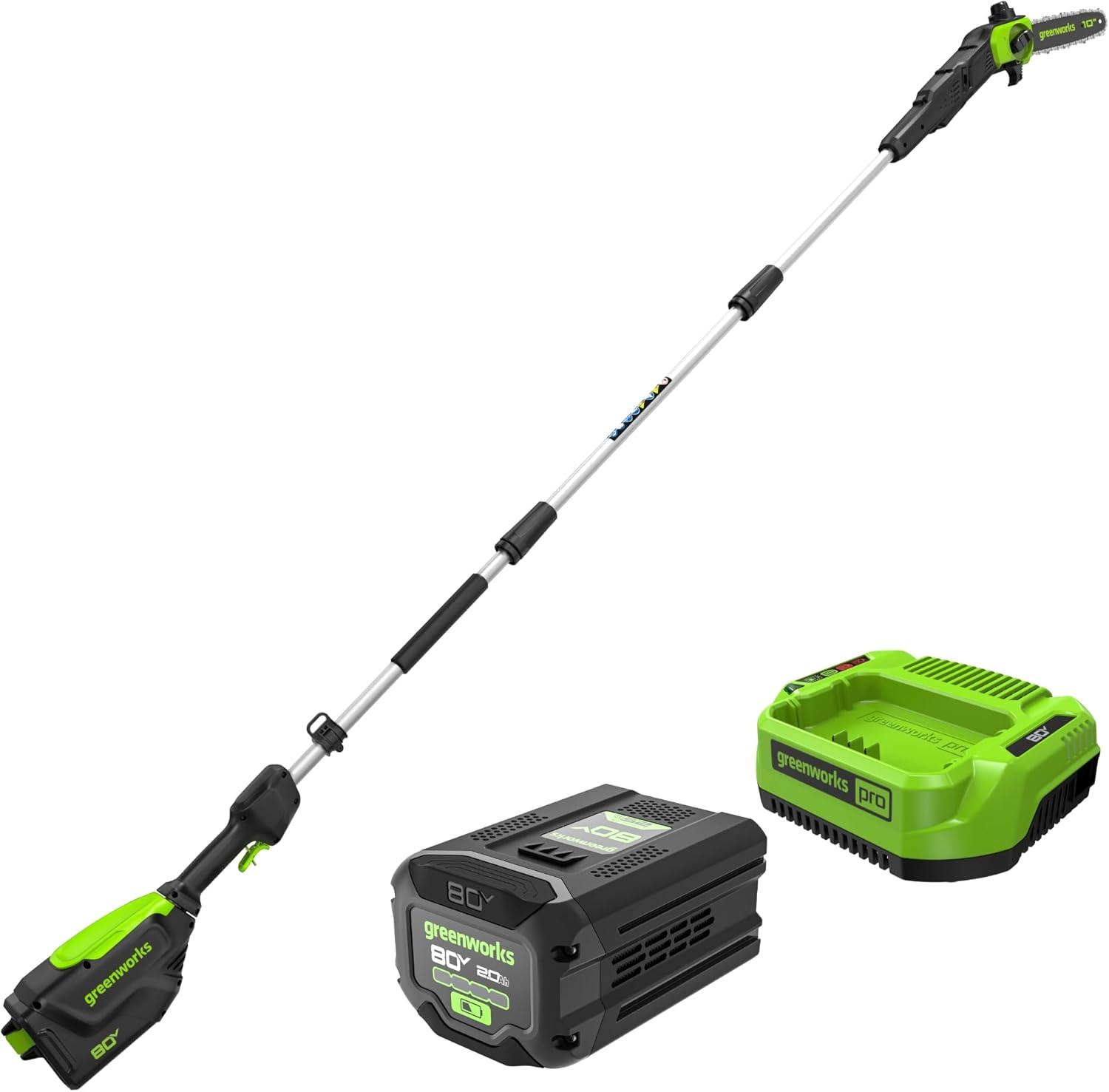 Greenworks Polesaw Compared: Tested Versus 2.0Ah Power... Pruning Insights For Fall!
