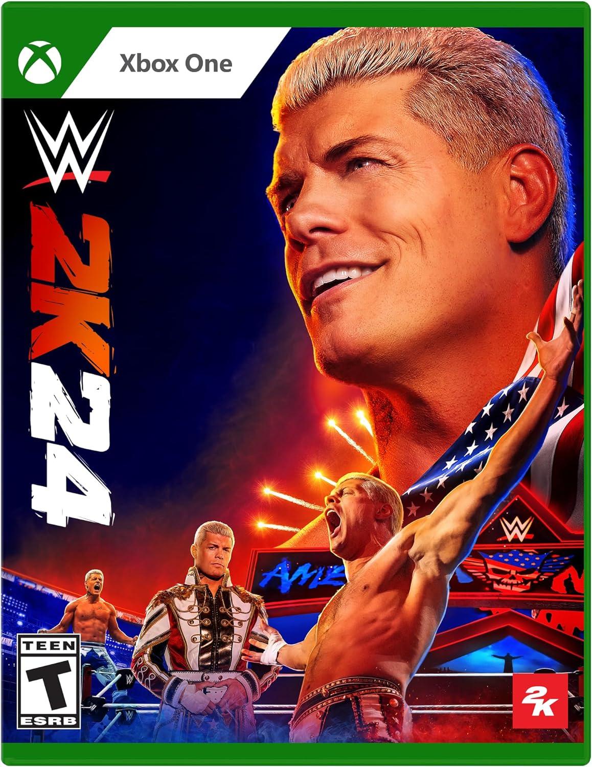 WWE 2K24 On Xbox One:tested, Enhanced grappler, Dynamic arenas...Current choice