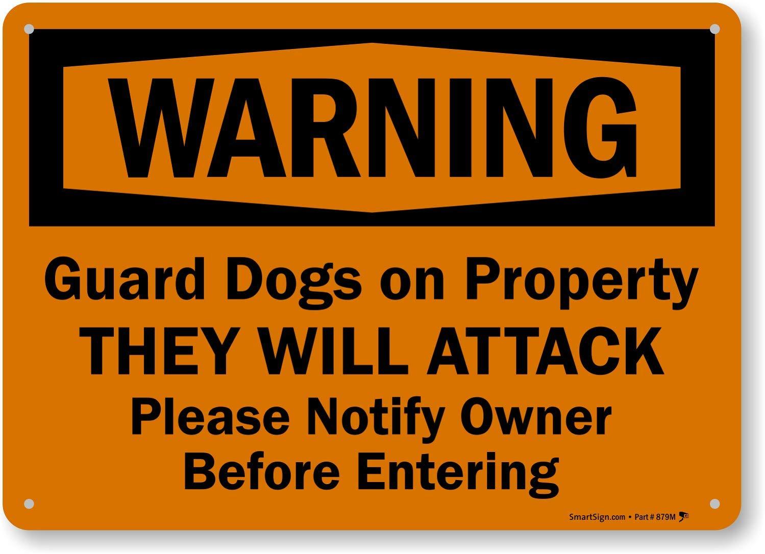 Sure Guard Dogs Alert: SmartSign's Tested Warning Sign vs. Trends