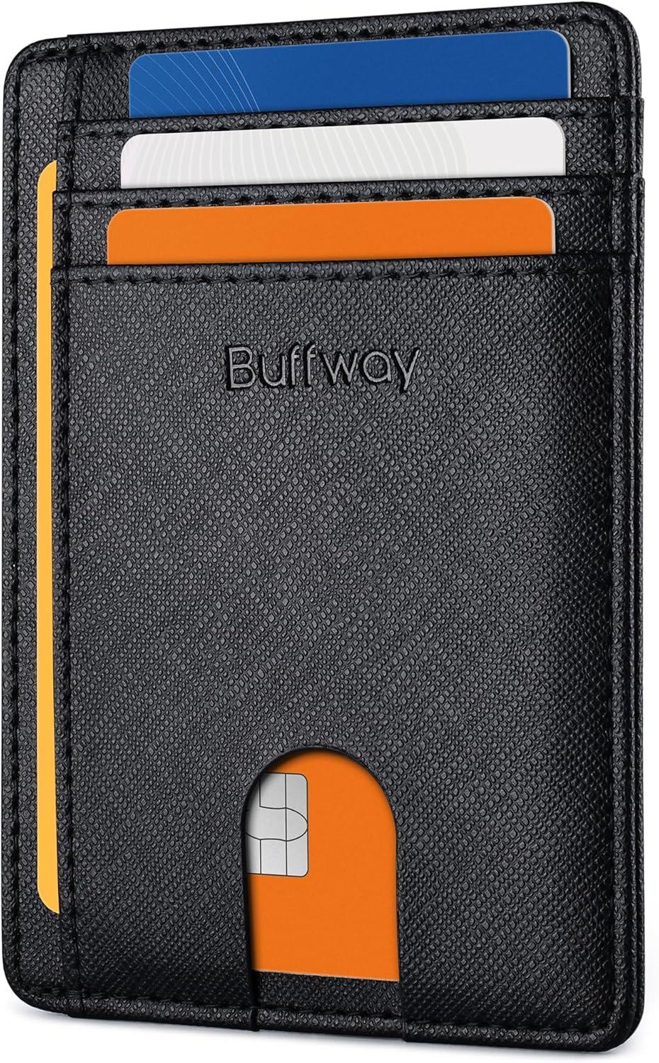Buffway’s Slim RFID Wallets Versus BIAJIYA’s Phone Card Holder… wallets compared
