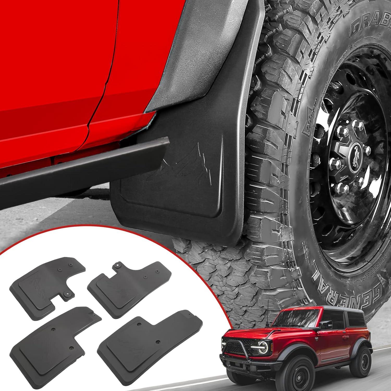 Mabett Mud Flaps: Tested For Bronco Fit, Easy install… Tough Style