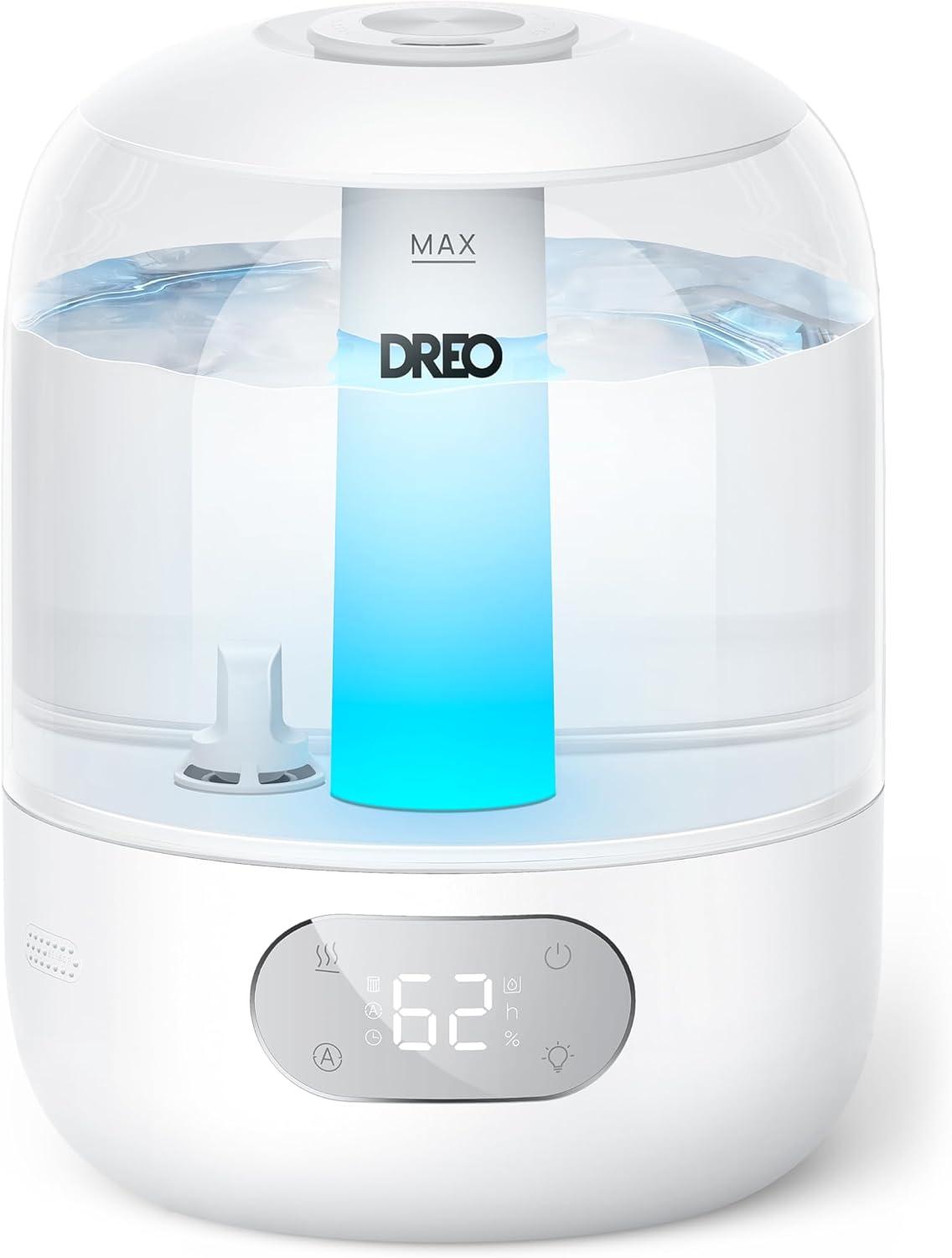 3L Dreo Humidifier vs. competitors: tested quiet, top-fill ease for bedrooms