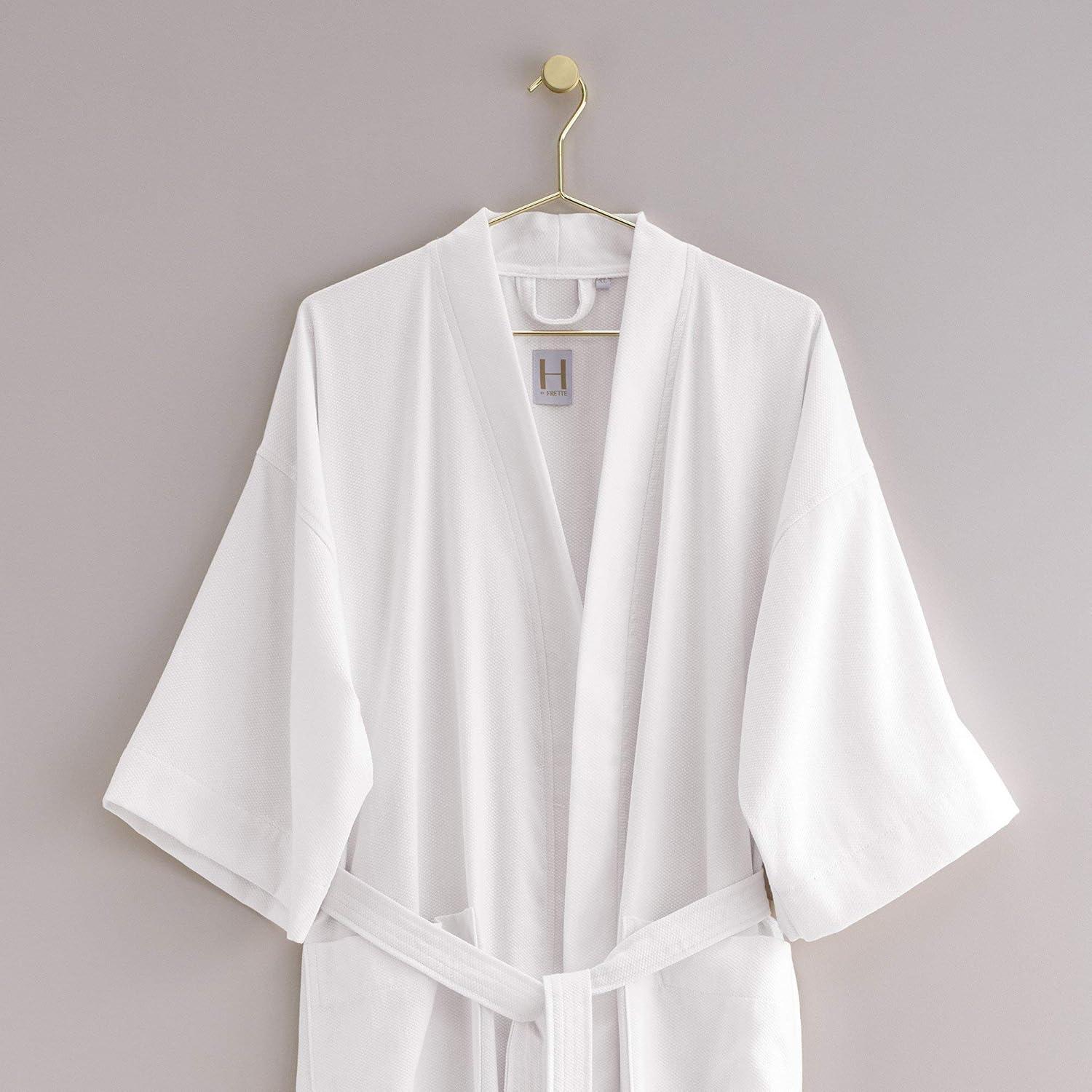 H By Frette Versus Pique Kimono Robe: Tested Luxury vs. Breathability... Compare Now