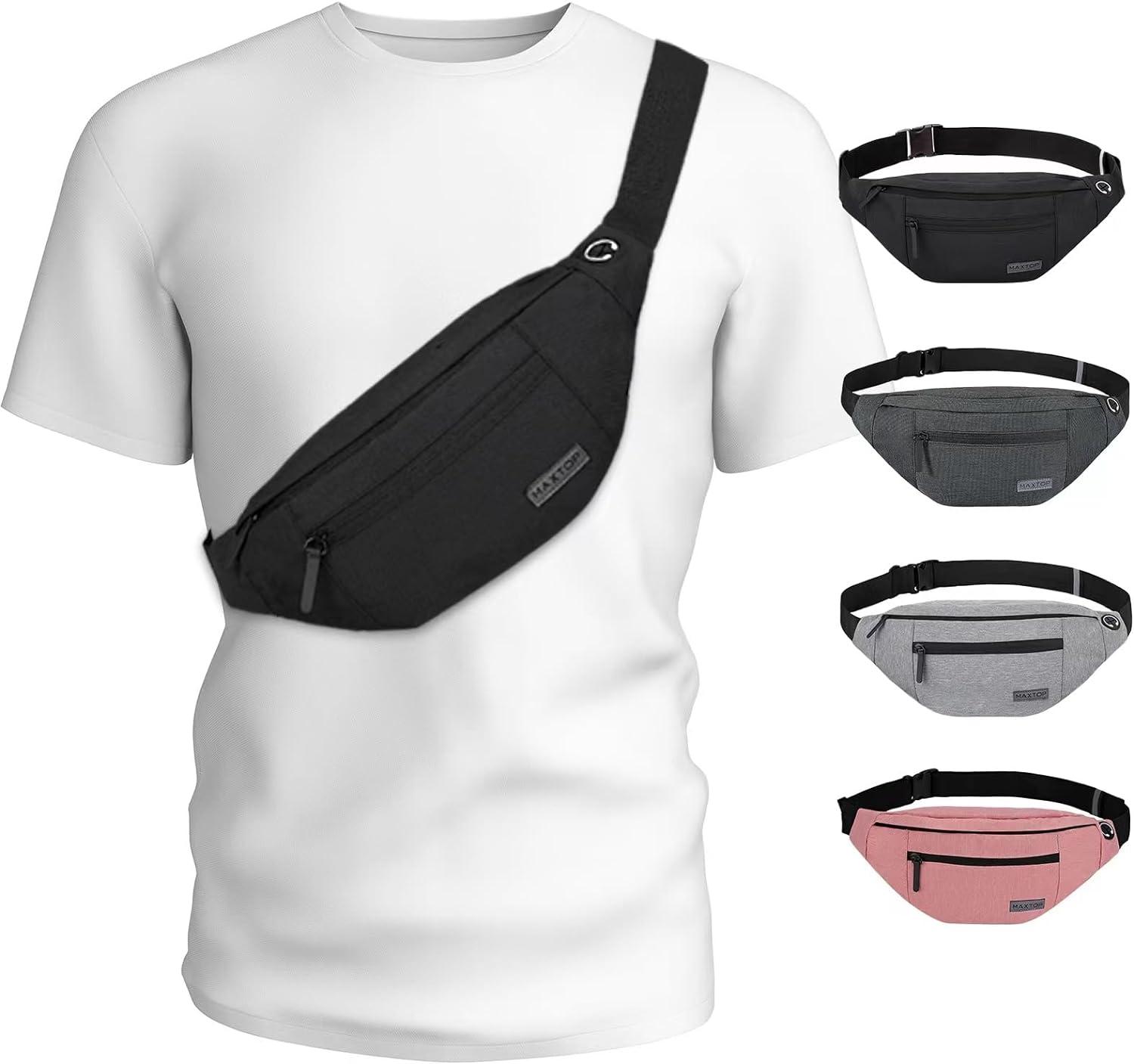 Versus Fanny Pack Benefits: 4-ZipperedDesign, Tested For Sports... Practical Wallet Trend