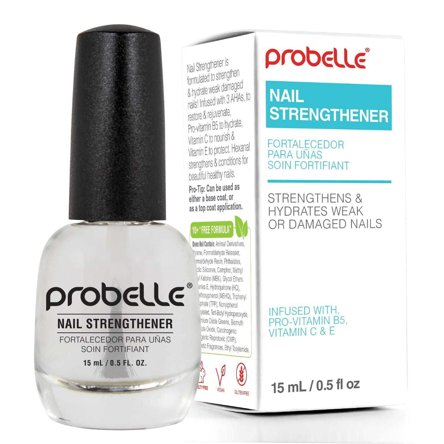 Surprising Showdown: Probelle Versus Natural Nail Polish, Strength vs Growth... Which Wins?