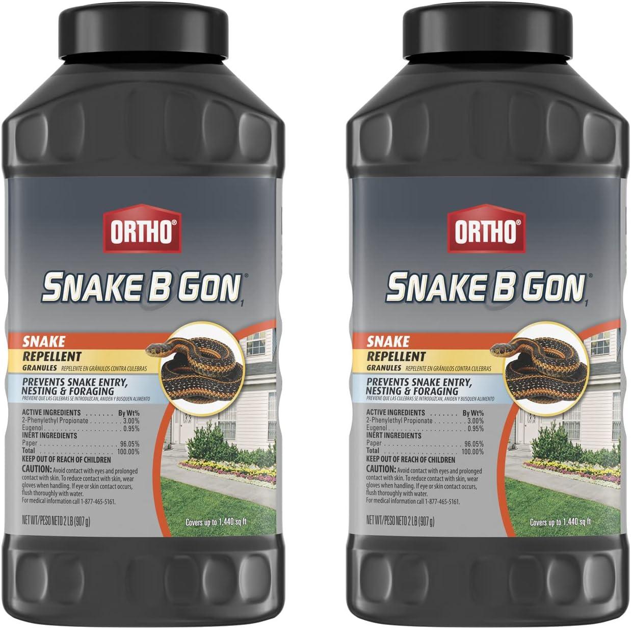Ortho Snake B Gon1 Showdown: Smell-Free, Wide Coverage tests Keeps Snakes Away… (2-Packs)