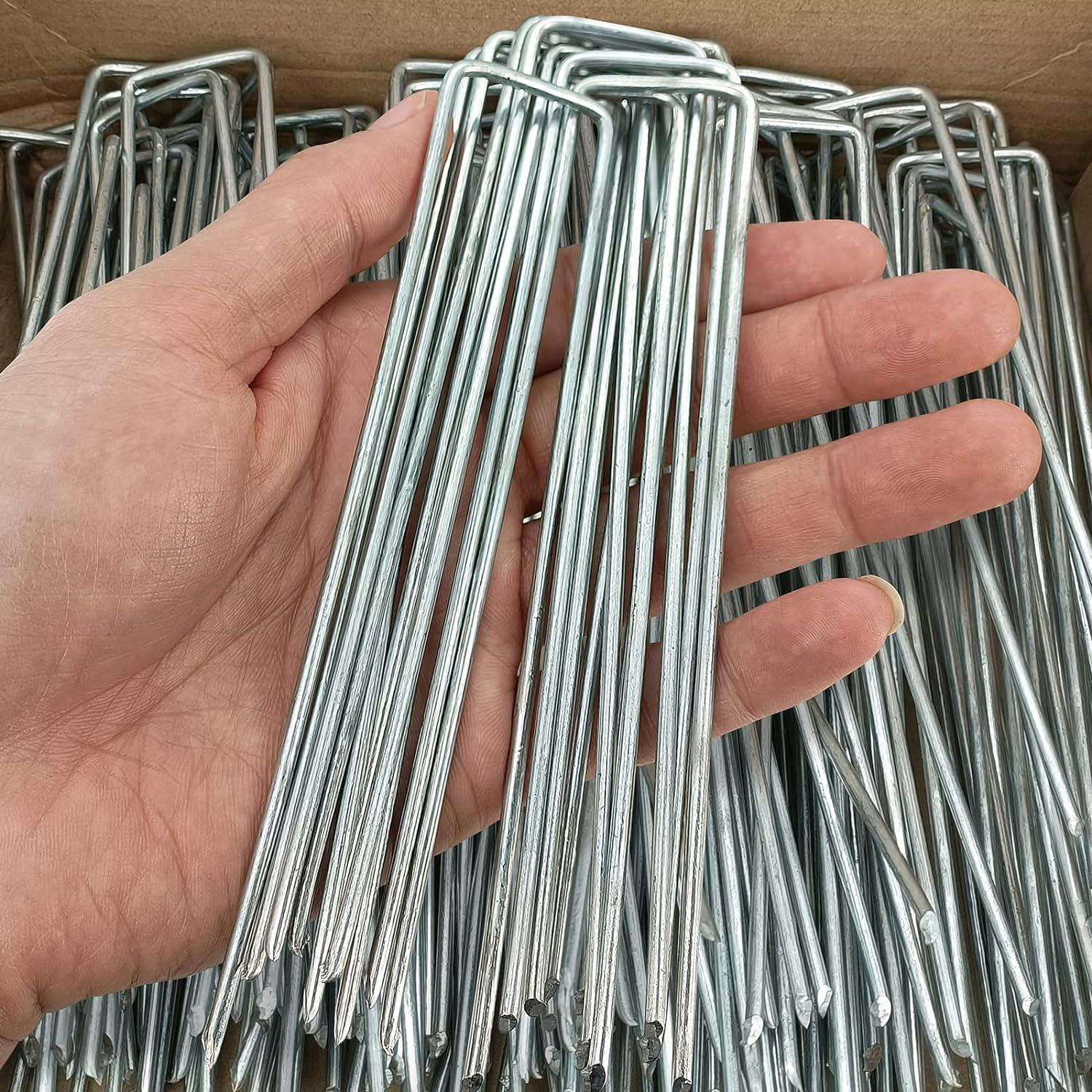 Galvanized Tested U-Type Pins vs. Weed Barrier: Strong Stake Use Case