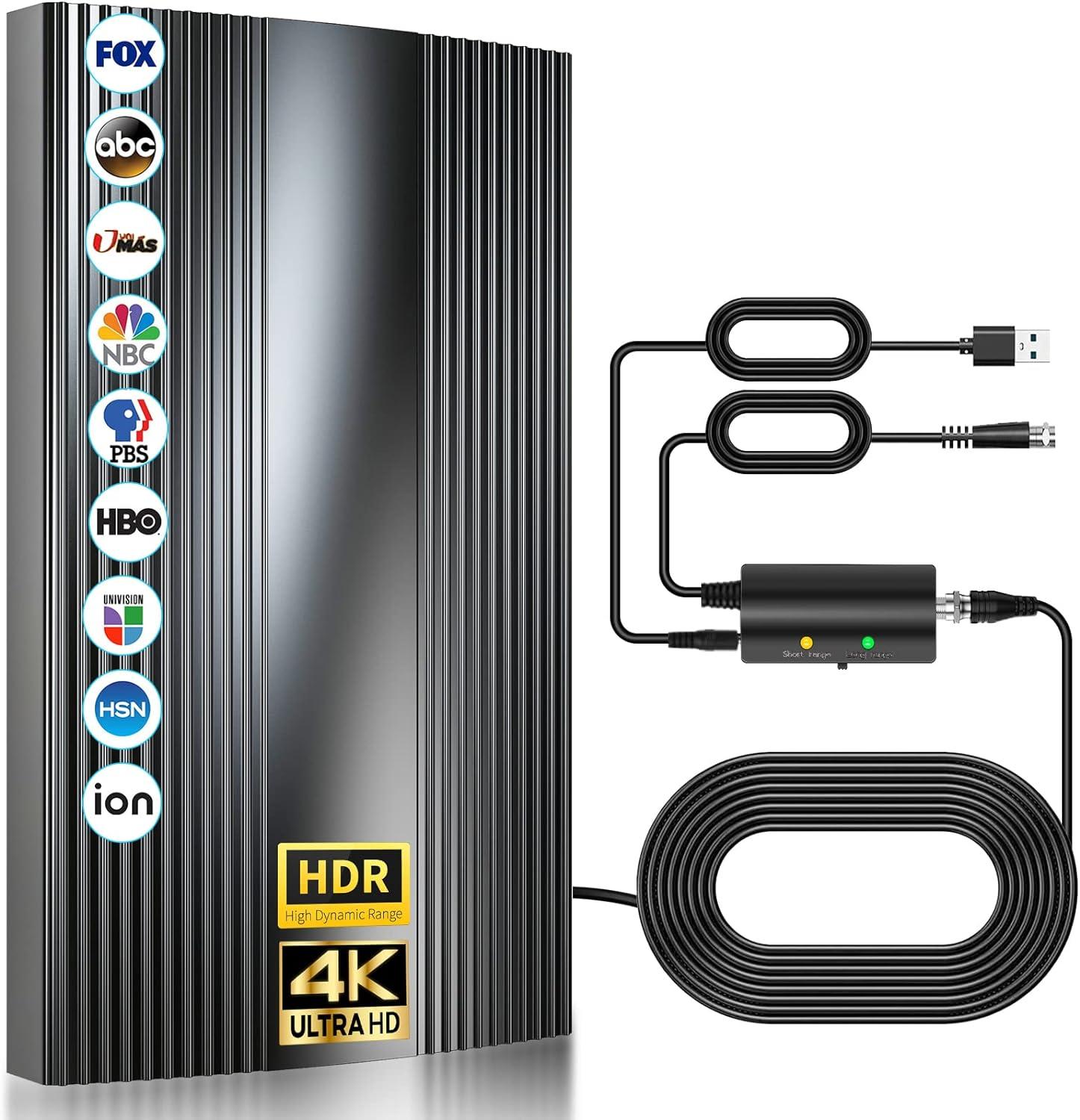 Long-Range TV Antenna Showdown: Amp Boost, 36ft Cable & 8K… Compare Top Picks For Smart TV