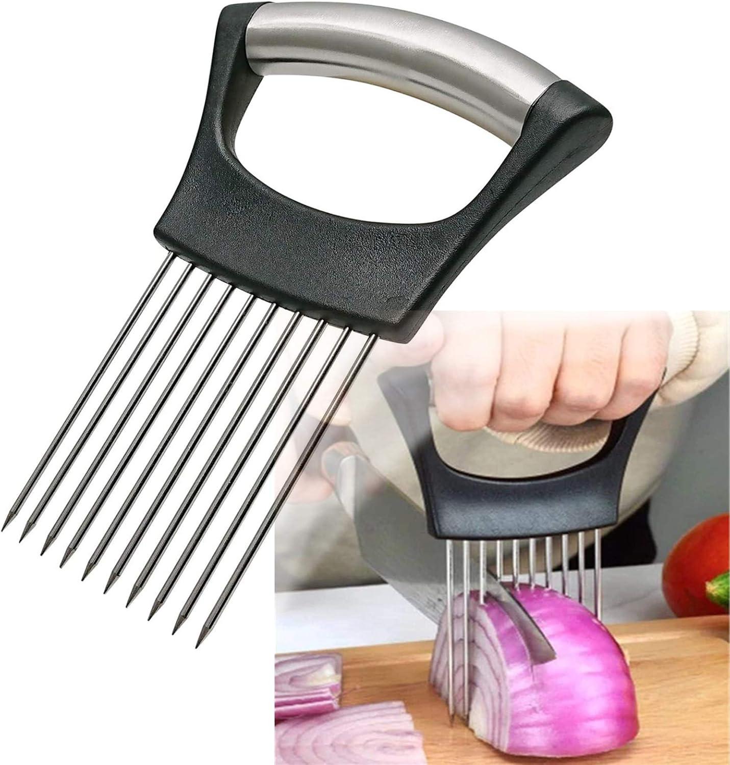 Versus Knife Cutting… Onion Holder’s Tested Edge: Versatile Food Prep