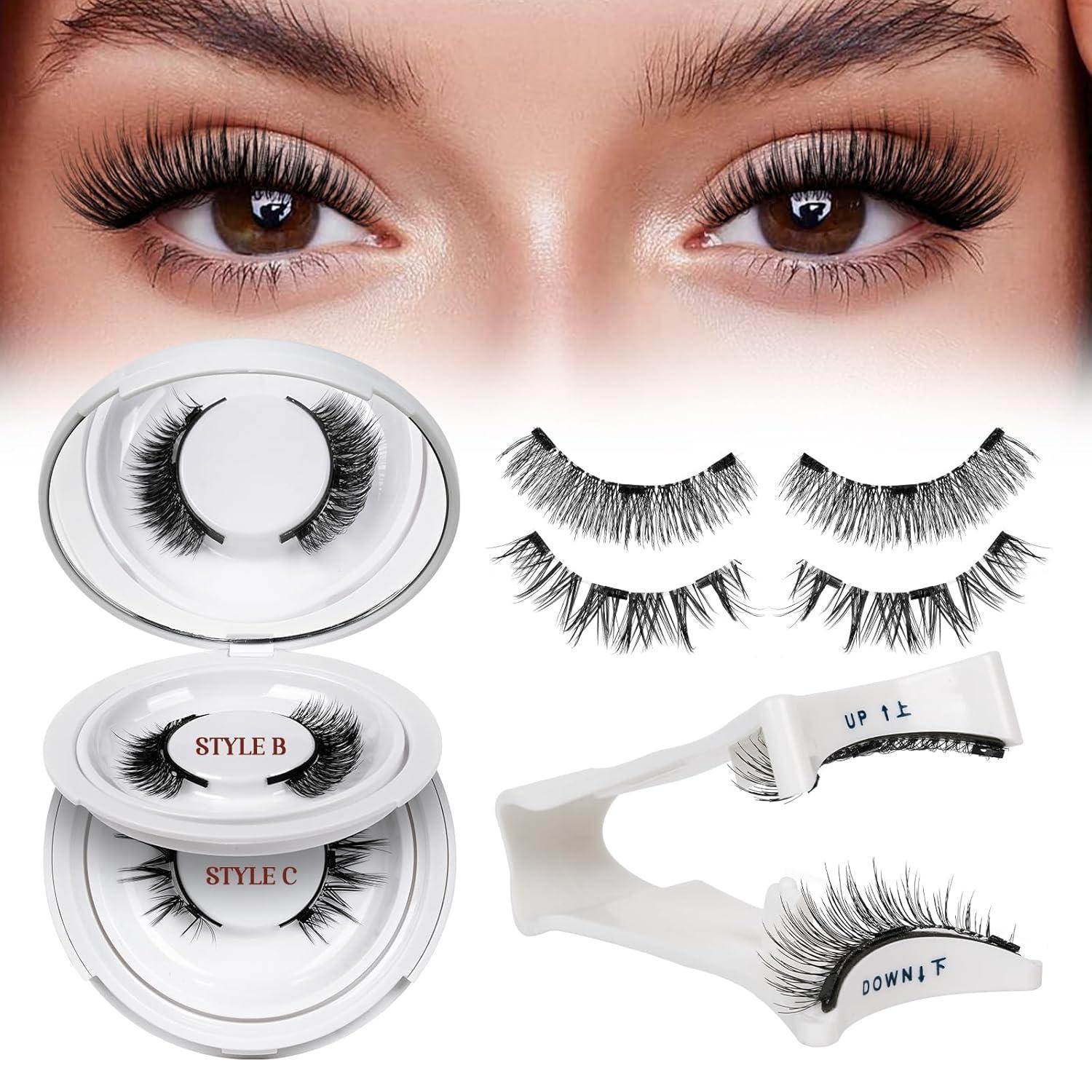 Surprising Eyelash Showdown: Tested Magnetic Cluster Lashes, No Glue Magic… Easy Apply!