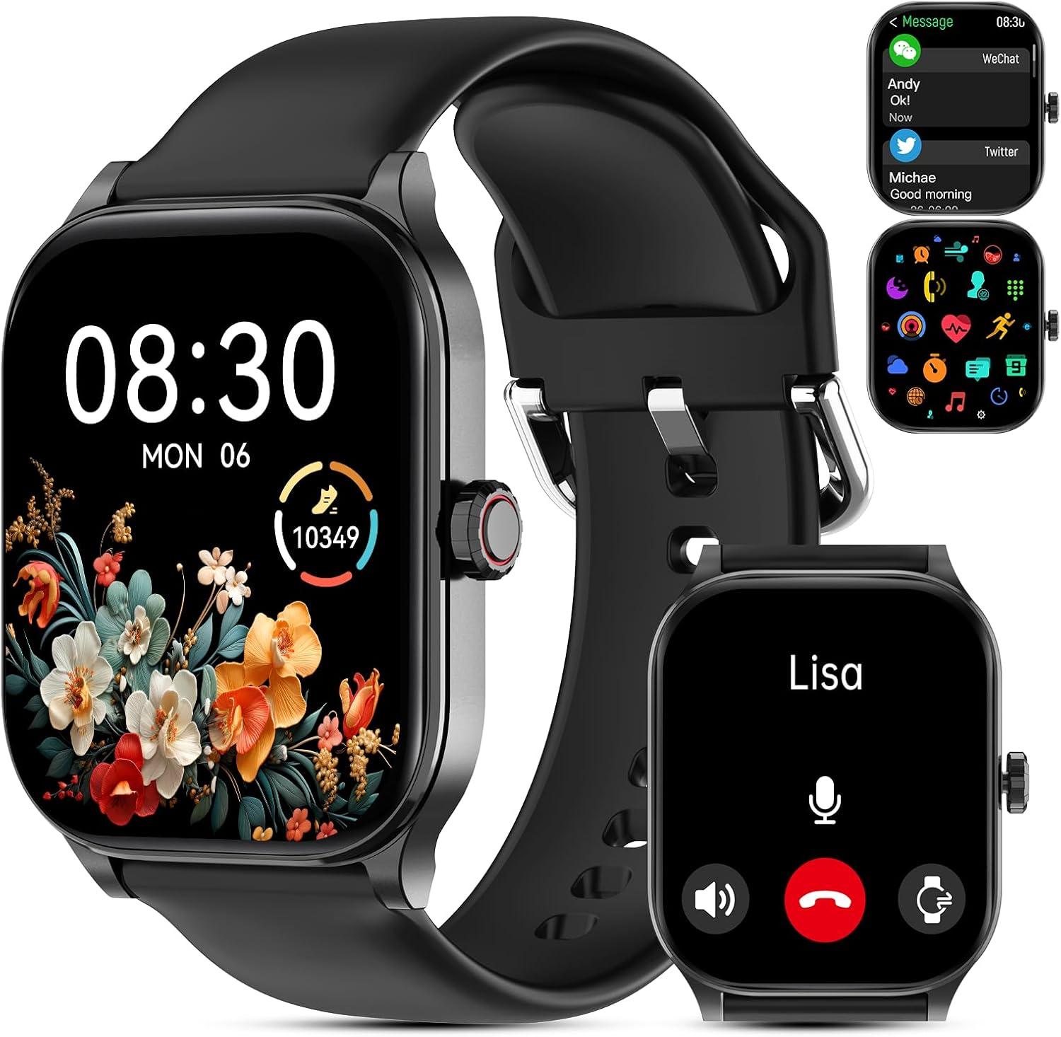 Smartwatch Showdown: Comparison of Heart Rate, Fitness, and Call Features... Perfect for Active Users (41 chars)