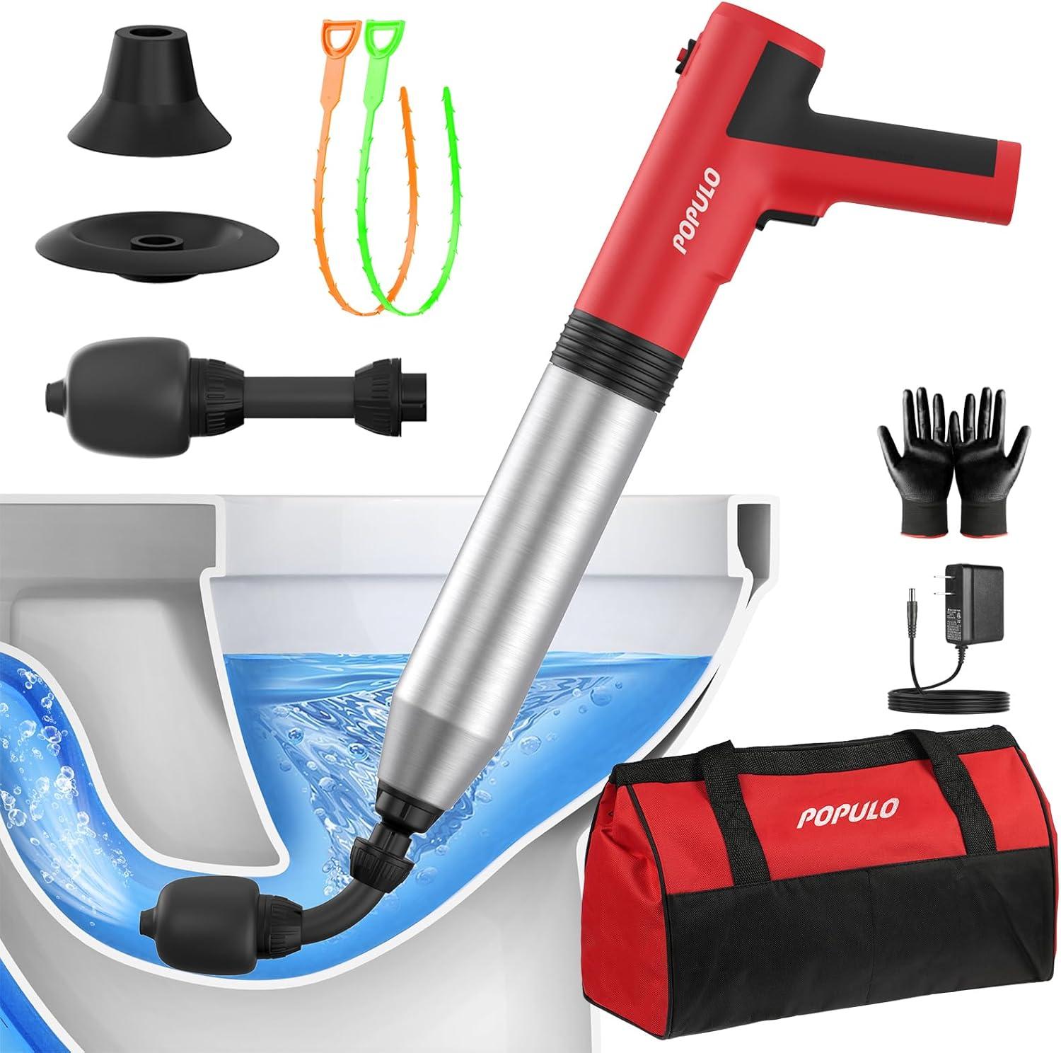 Populo Plunger Versus Unclog: Swift, High-Pressure, Bathroom Plungers Compared...Amazing Insight For Home Buyers