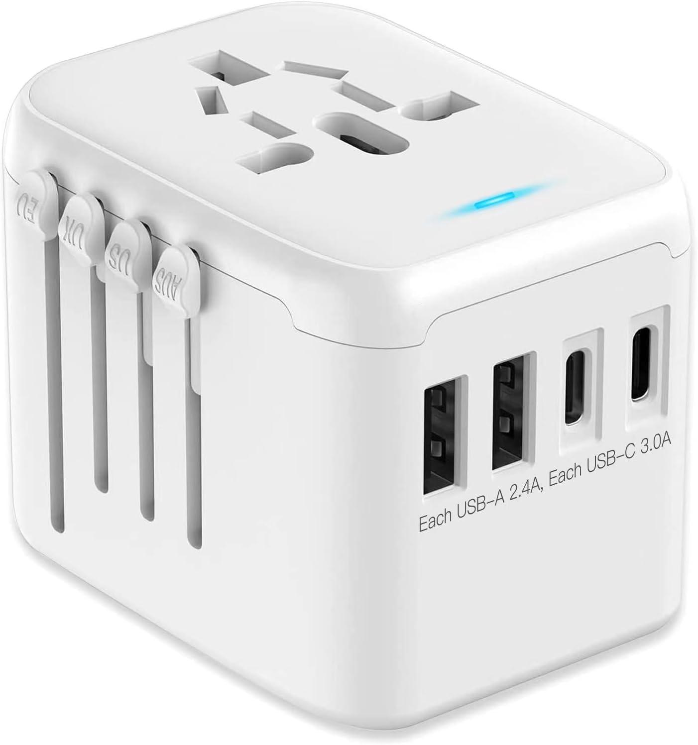 JMFONE Adapter Showdown: 2 USB-C Ports, Surprising Travel Efficiency For 200+ Countries