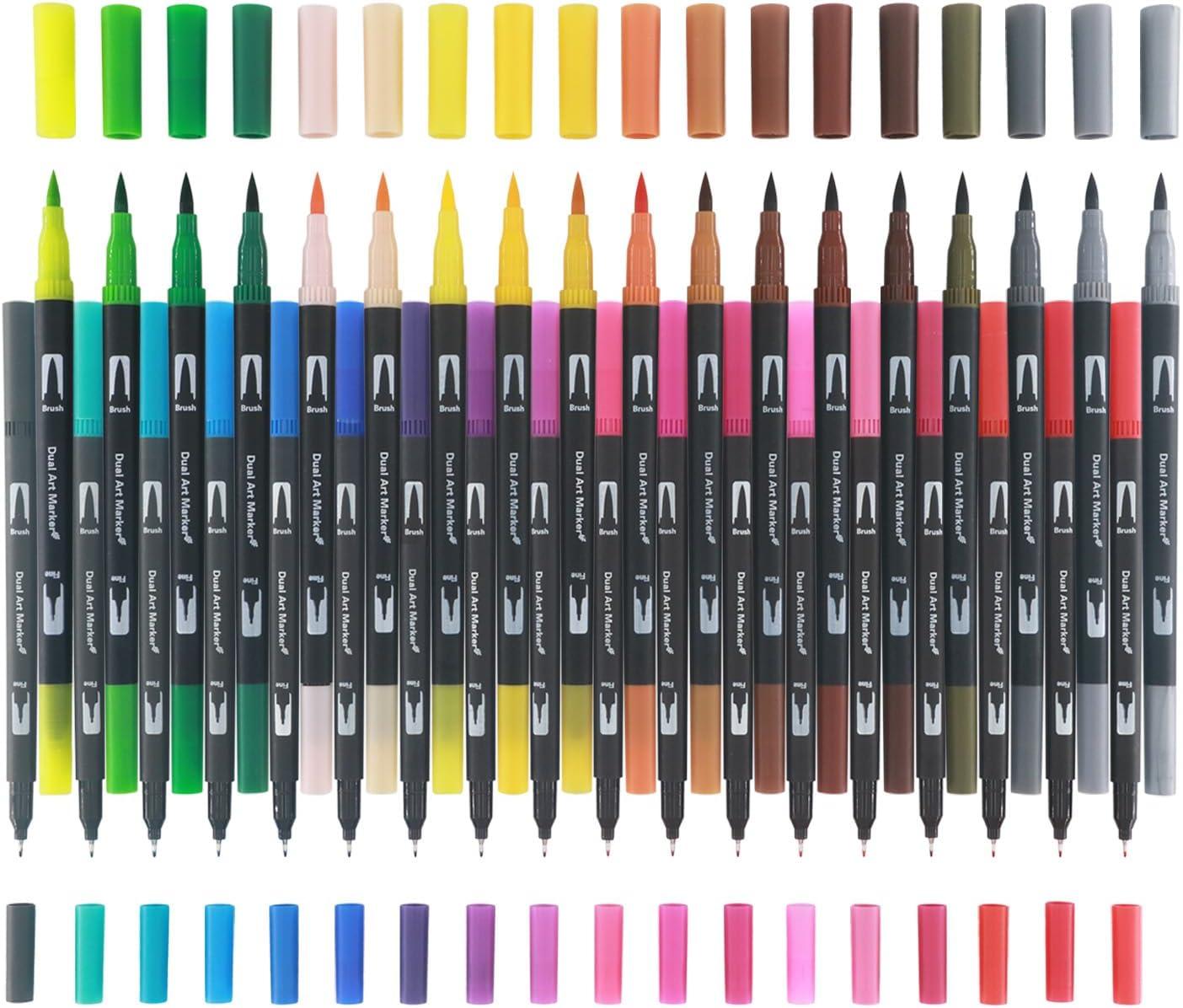 Coloring Pens Showdown: Tested 36 Colors, Dual Tips, No Bleed... Adult Art Supply Game Changer!