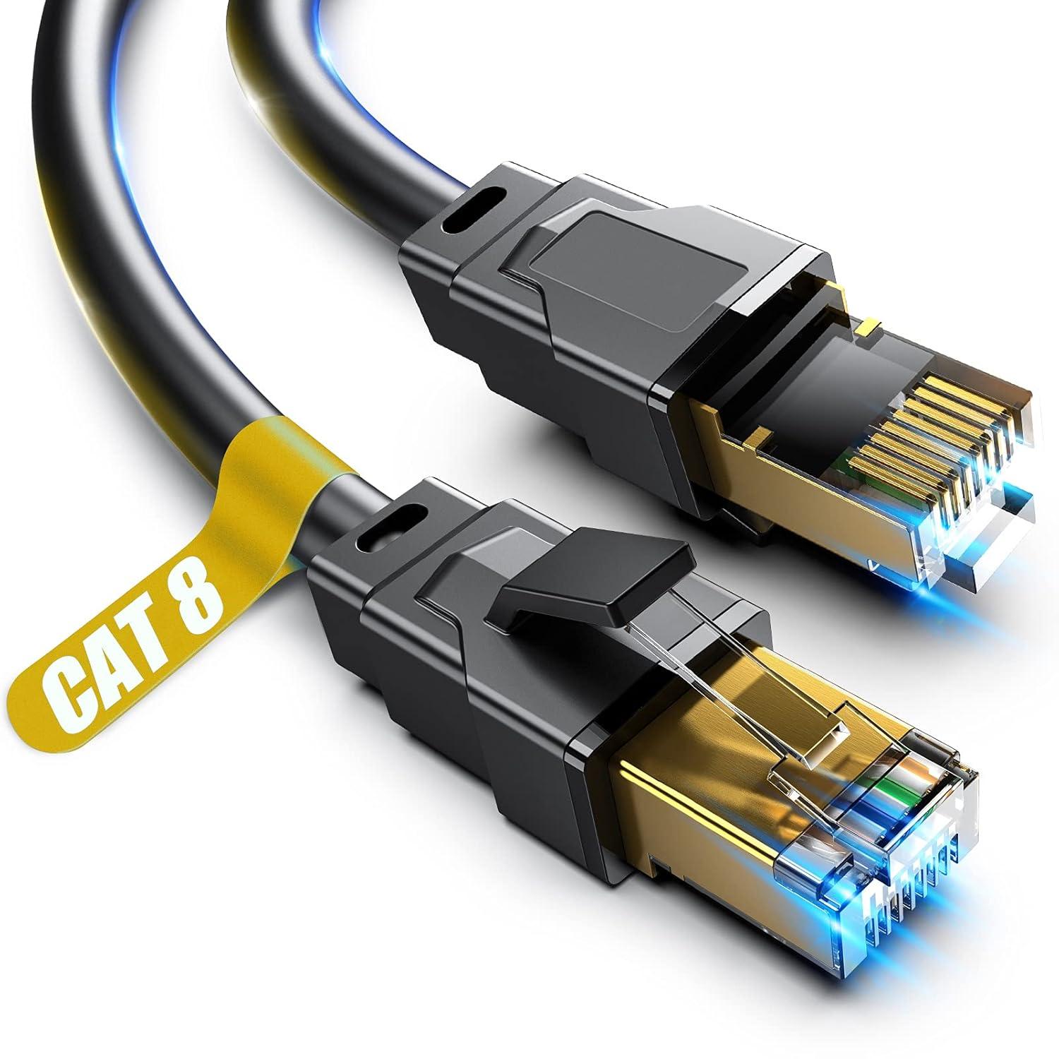 Gold-Plated Connectors vs. 40Gbps Speed: Cat 8 Showdown for LAN Use