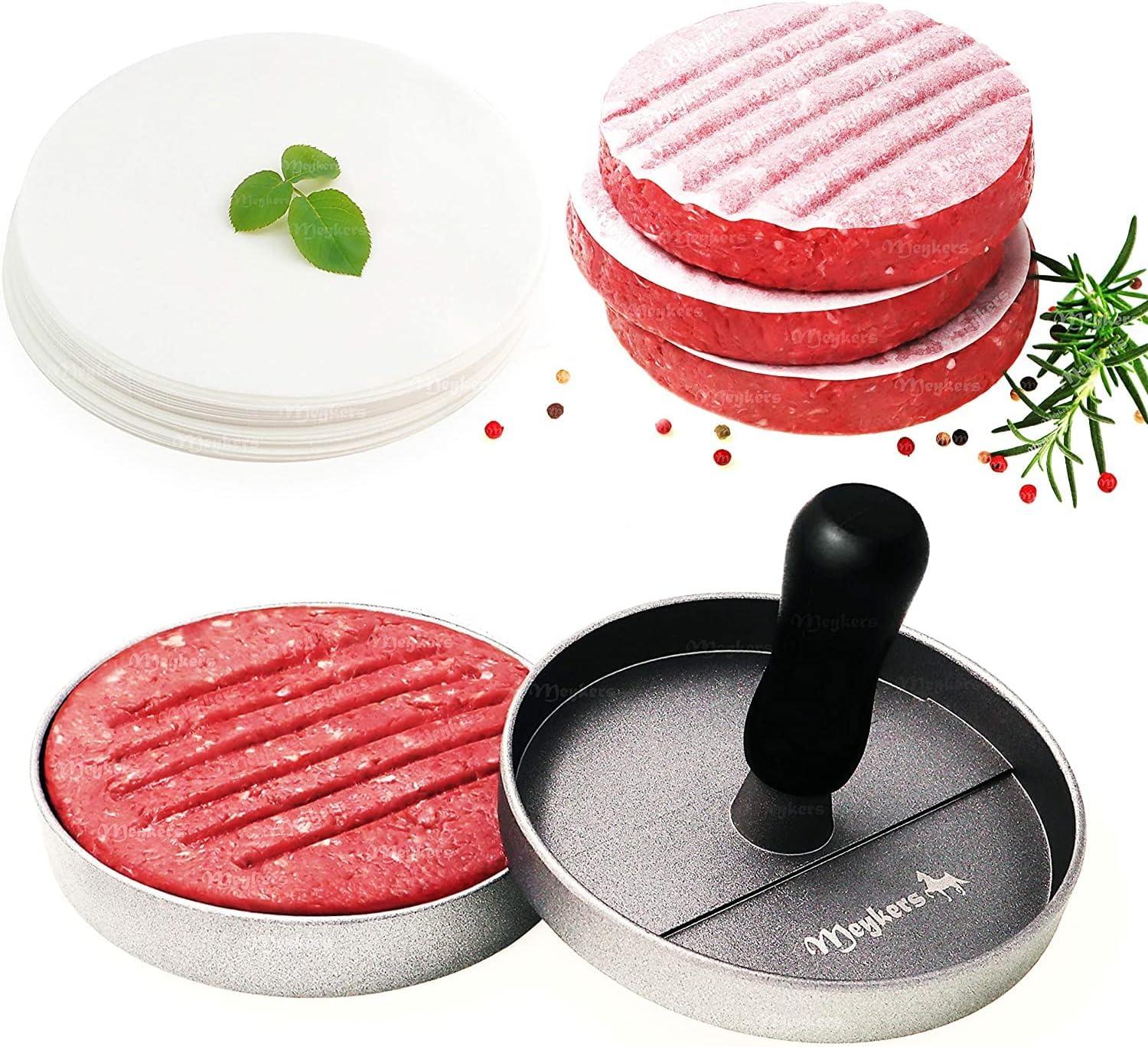 Meykers Burger Press Showdown: Non-Stick Papers, tested Versus Mold, Grilled Insight