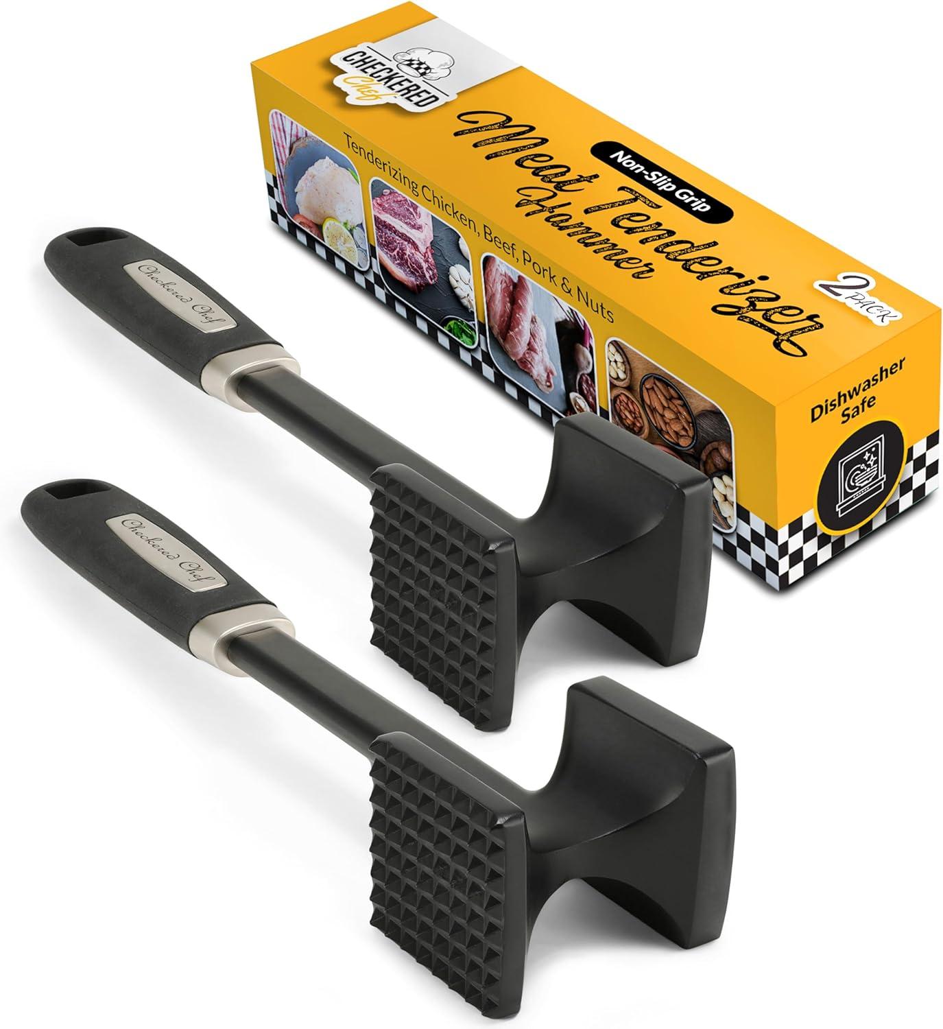 Checkered Chef vs. Tough Meat: Tested Versus Tool Benefits... Dishpan-Friendly!