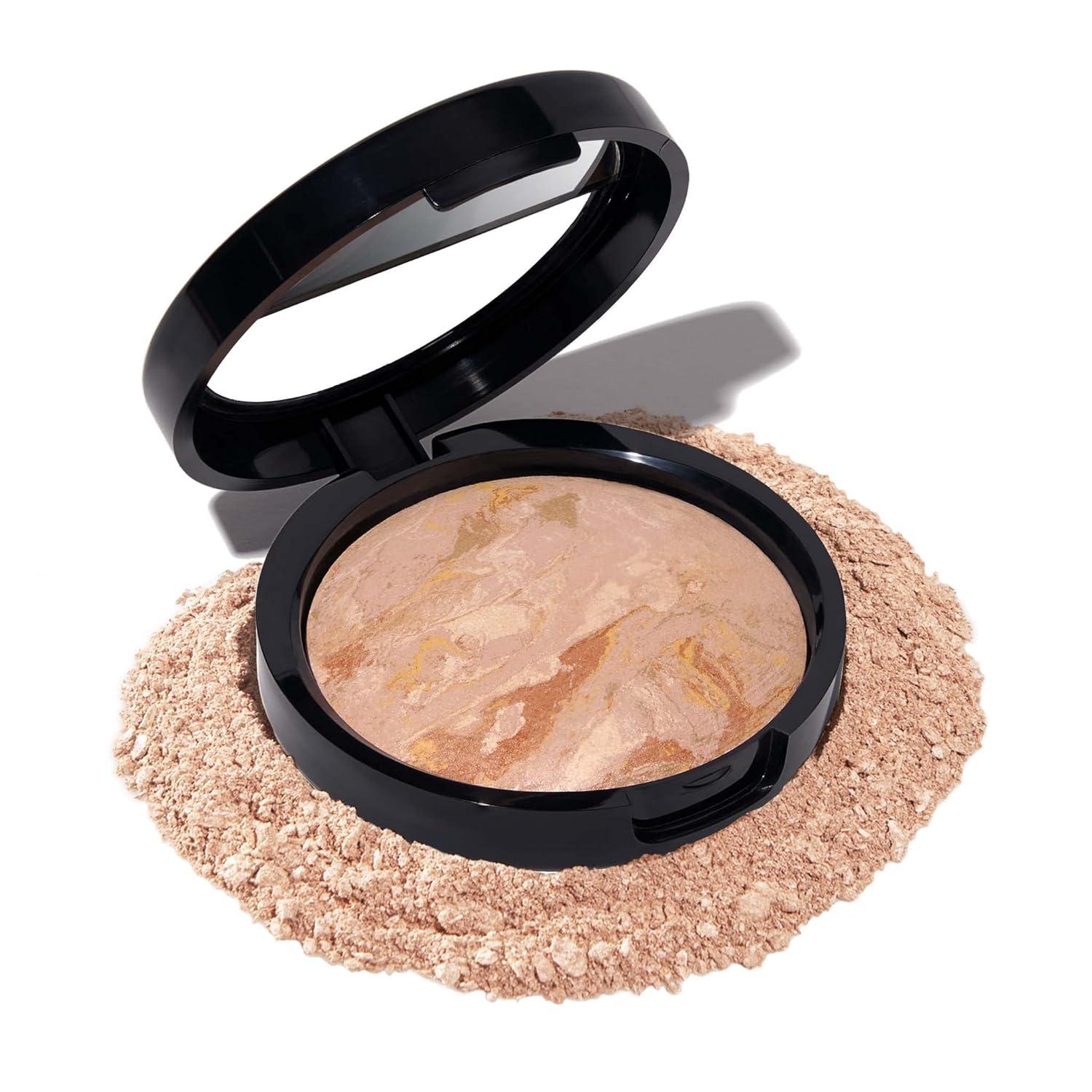 Laura Geller NYC vs. New Dark Collection: Surprising Shade Match... Fair Coverage, demi-matte twist!