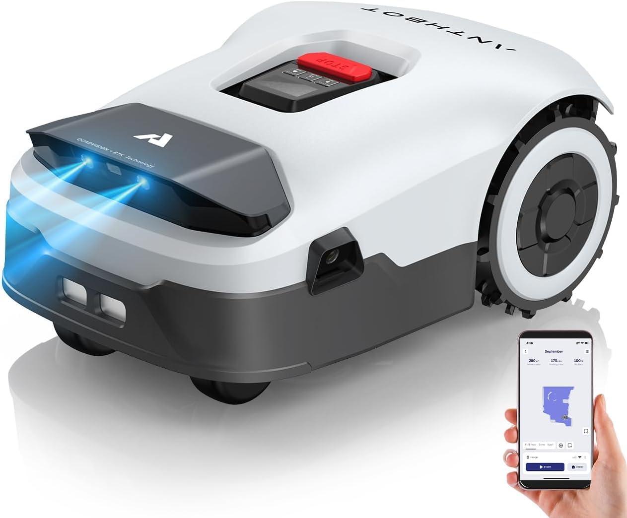 Surprising Versus: Test No-Wire RTK+4-Eye Lawnmower…