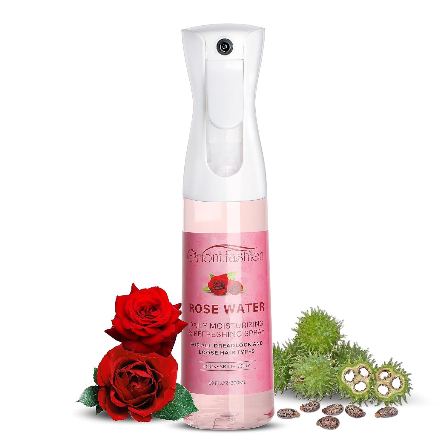 Moisturizing Refreshing Spray VS Castor Oil Loc Care—Rose Water vs. Surprising Results