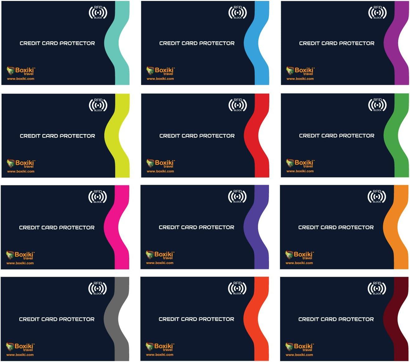 Compare Blue sleeves, RFID tested envelopes: Amazing theft prevention set!