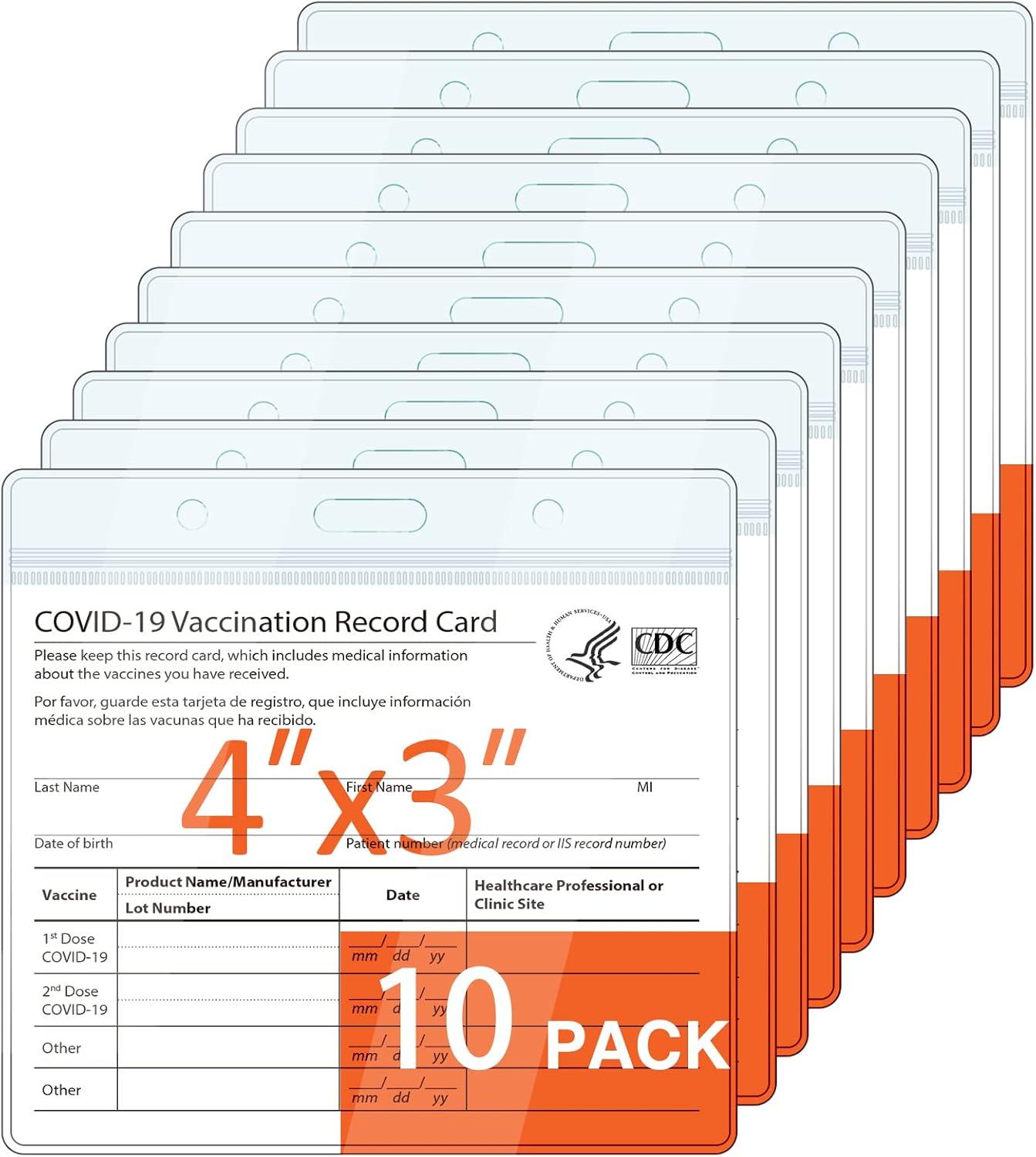 Waterproof Compared To Card Protector: holder insights... Seasonal health focus (Clear vinyl sleeve showcased)
