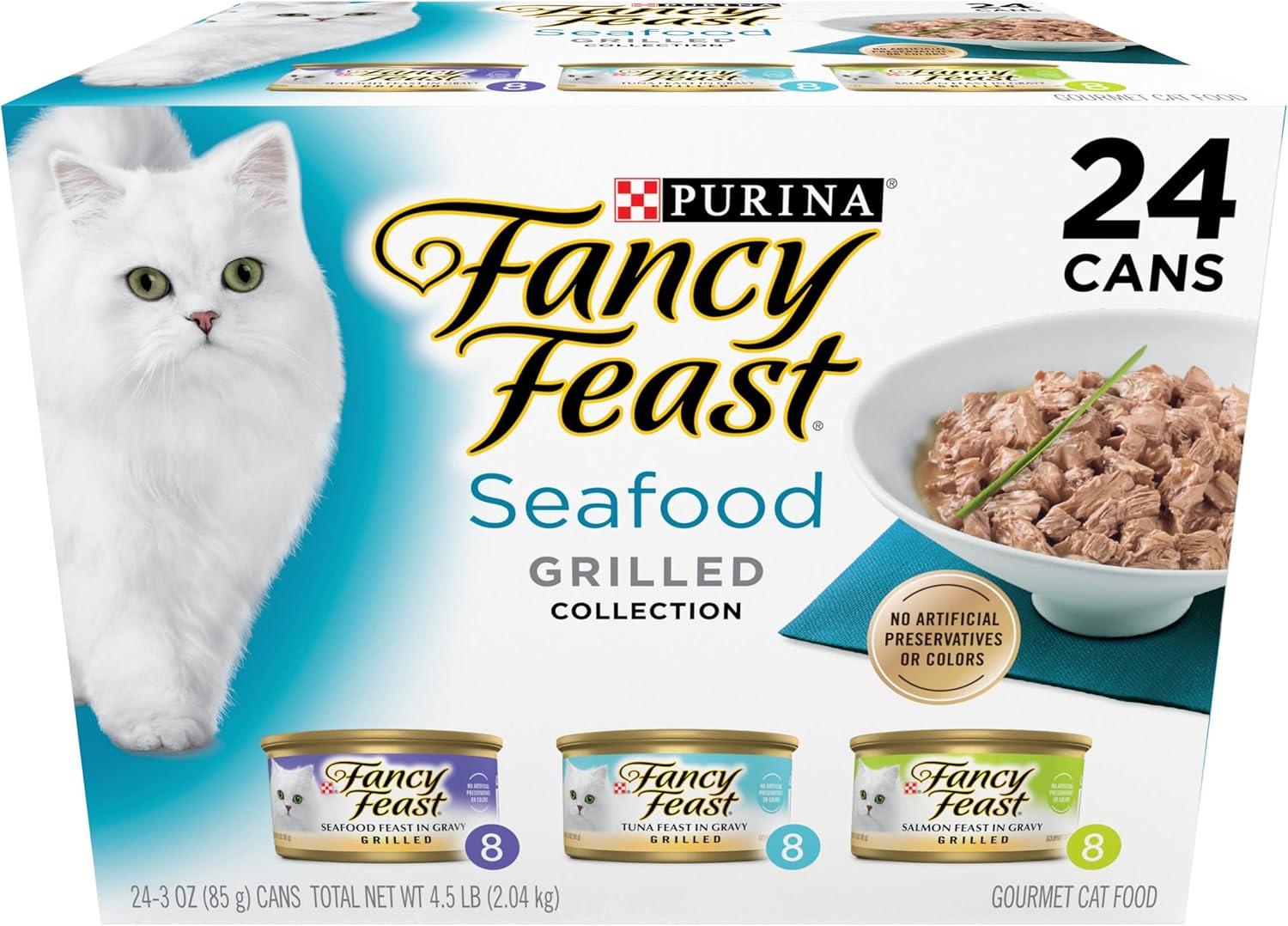 Feast Wet Cat Food Variety Pack Grilled Seafood vs Pet Habit: Surprising Flavor Insight... Tested!