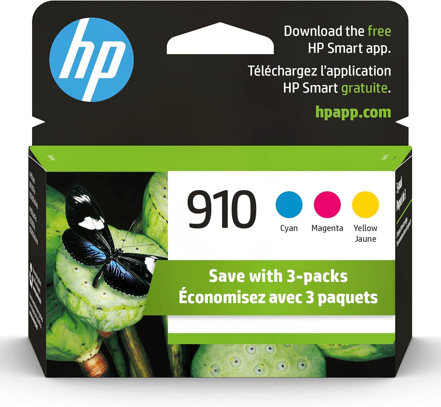 HP 910XL: 825 Tested Prints, Instant Ink Eligible, OfficeJet-Friendly…