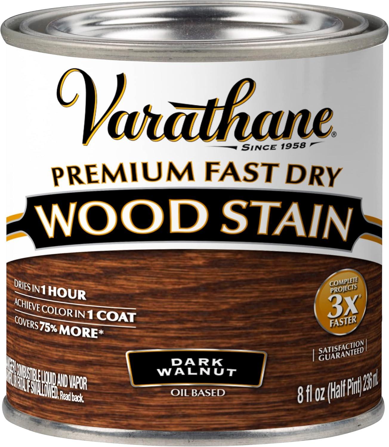 Dark Walnut Stain Showdown: Premium vs. Fast Dry, Compared