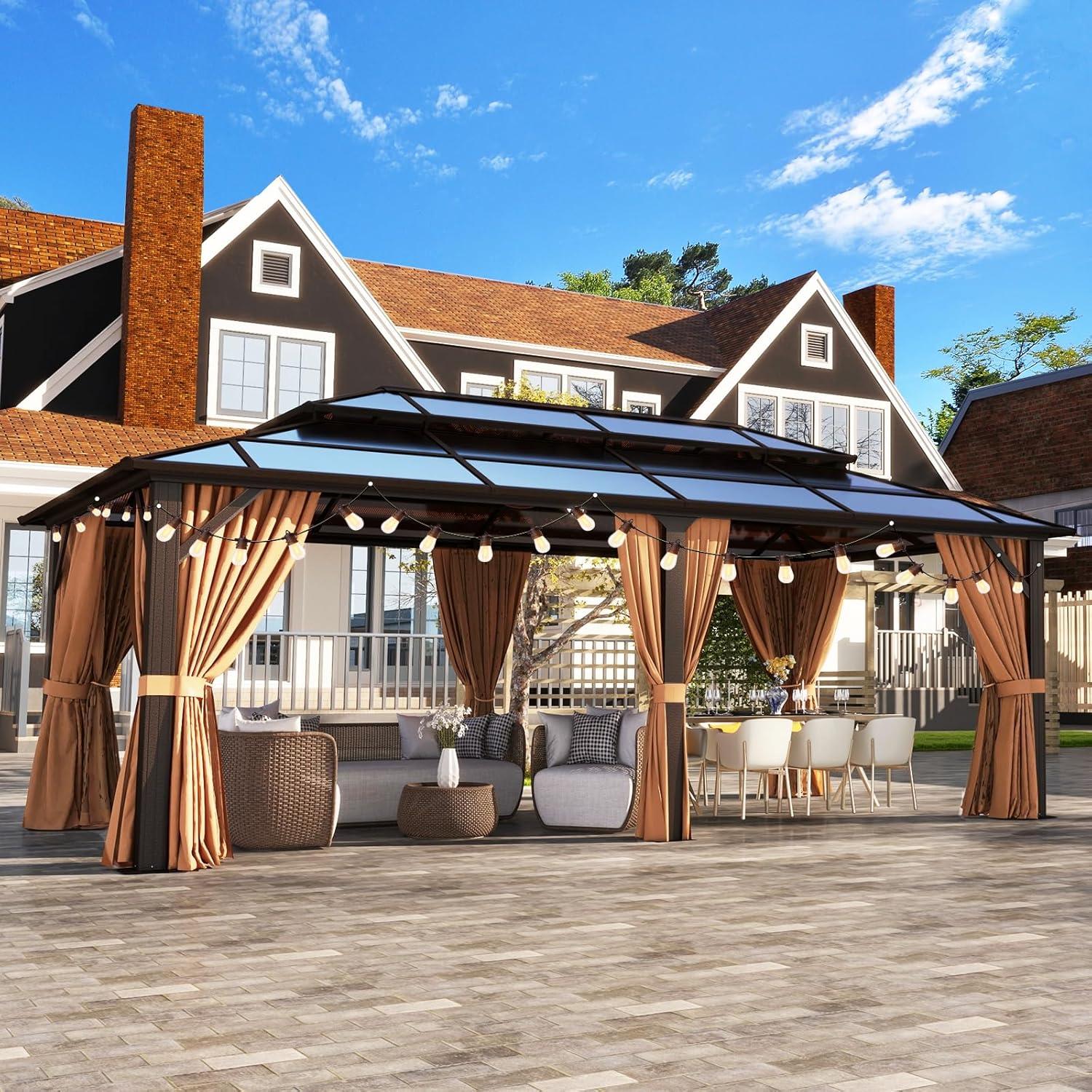 Aoxun Gazebo Showdown: Tested Netting, Double Roof, Outdoor Pavilion Use Case!