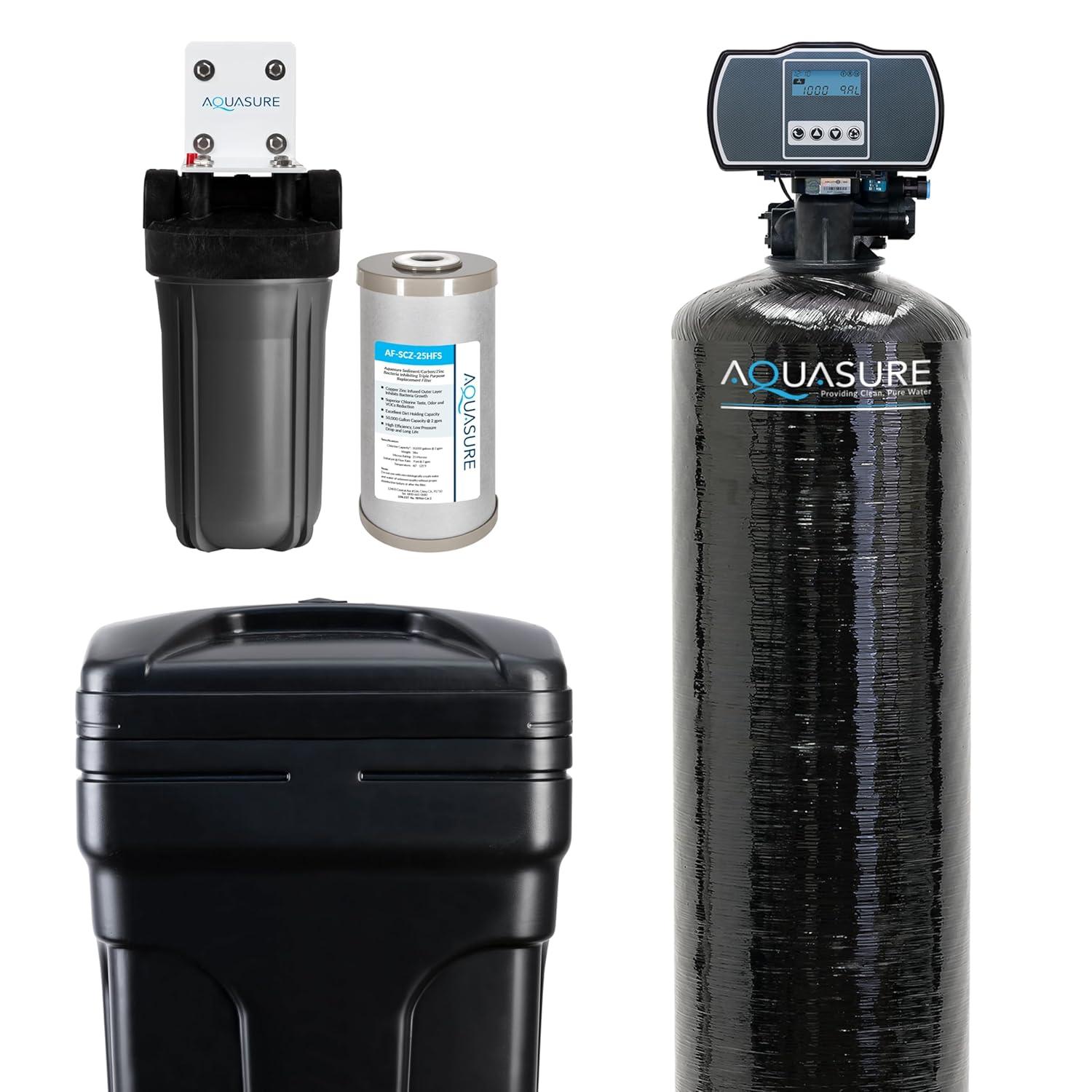 Aquasure Showdown: Tested Hardness, Triple Filter, 6+ Baths Wins… ( bundles)