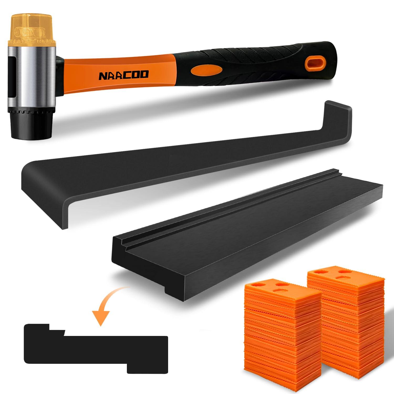 Vs. tested Laminate Tools: NAACOO Block, Spacers... Unbeatable Plank Install Kit