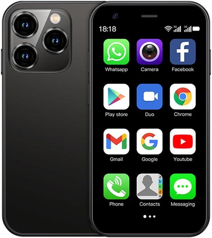 Mini Phone Tested Versus Smartphone Insight... 3G Dual SIM Unlocked (Black)