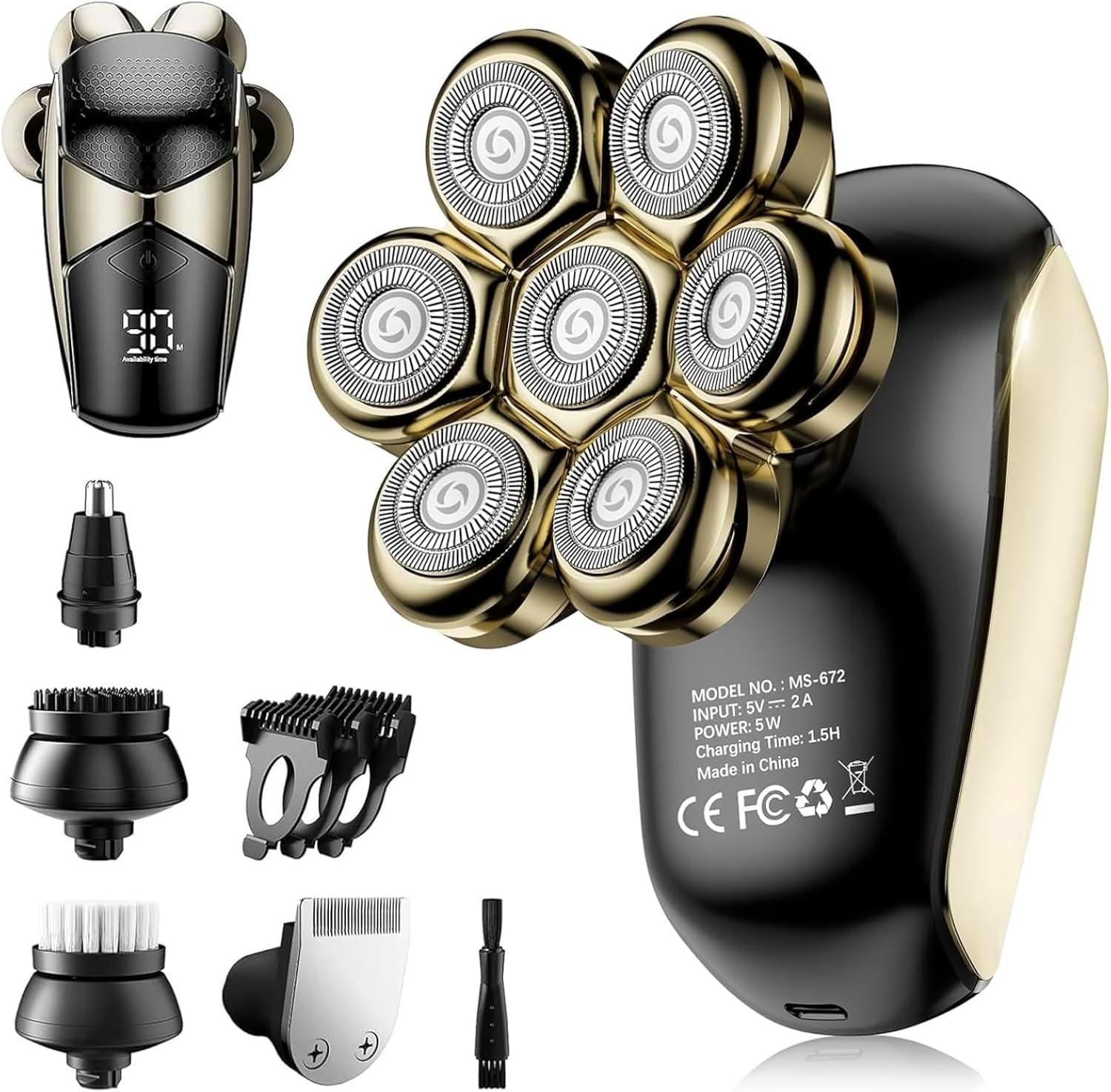 Shaver showdown: Detachable head vs. surprising IPX7 waterproof... (grooming kit)