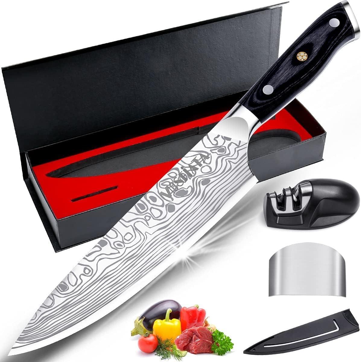 Top-Rated Best 8 inch Professional Chef Knife – German Stainless Steel Review